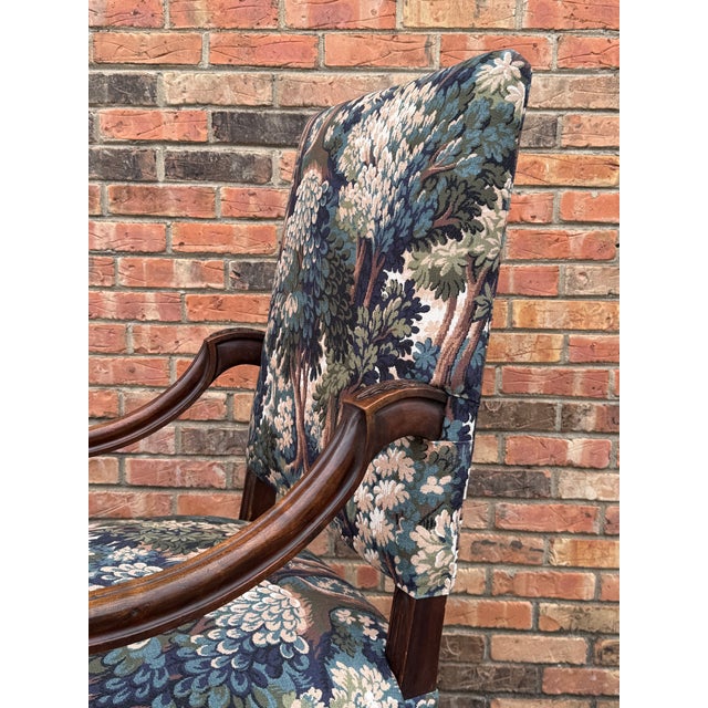 Newly Upholstered French Armchairs For Sale - Image 12 of 17