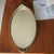 Brass Filigree Oval Brass Vanity Tray With Mirror Inset For Sale - Image 8 of 11