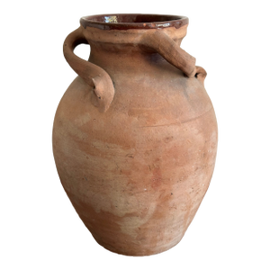 Antique Three-Handled Terracotta Storage Jar