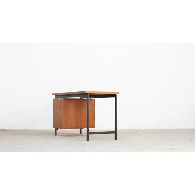 Metal EU01 Japanese Series Desk by Cees Braakman for Pastoe, 1950s For Sale - Image 7 of 11