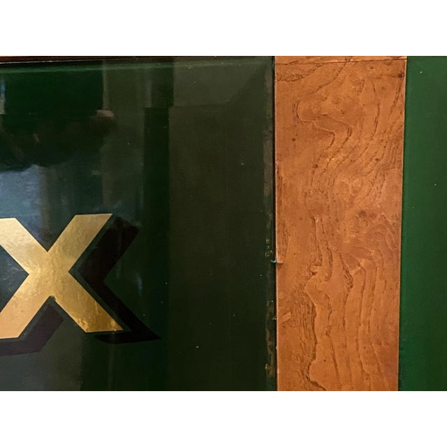 Wood Large Vintage Wooden Shop Sign, 1950s For Sale - Image 7 of 14