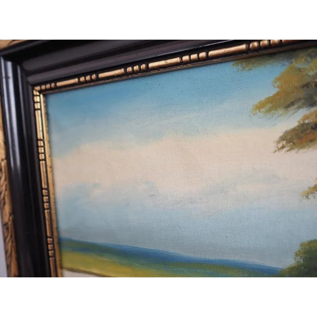 V. Kier, The Way to Home, 1970s, Oil on Canvas, Framed For Sale - Image 10 of 12