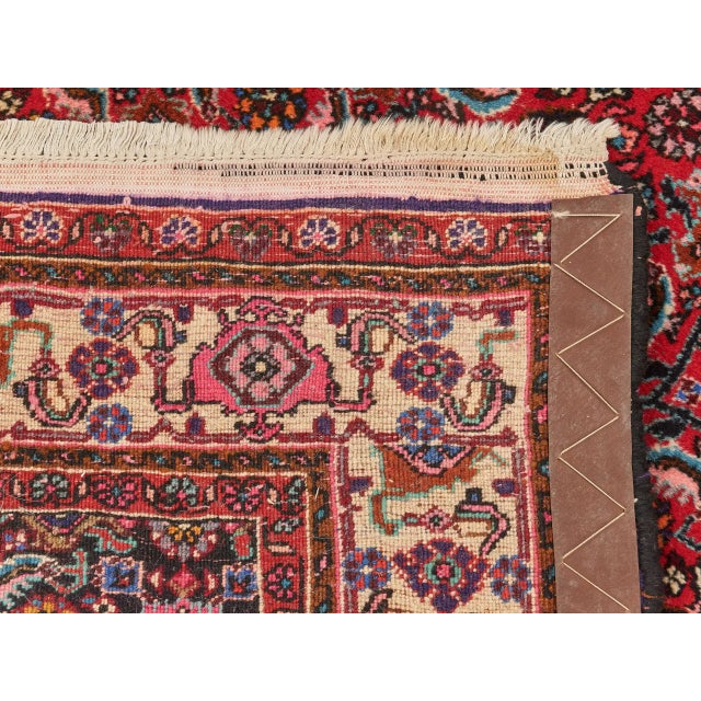 Textile Middle Eastern Bidjar Rug For Sale - Image 7 of 9