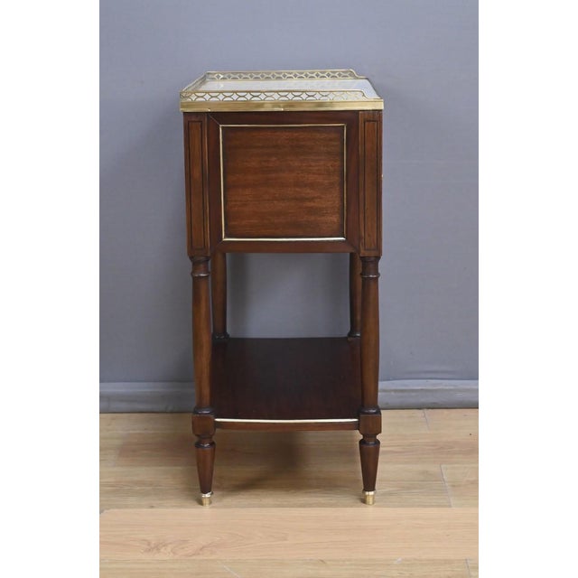 Mid-19th Century Louis XVI Mahogany Roll-Top Coffee Table For Sale - Image 9 of 16