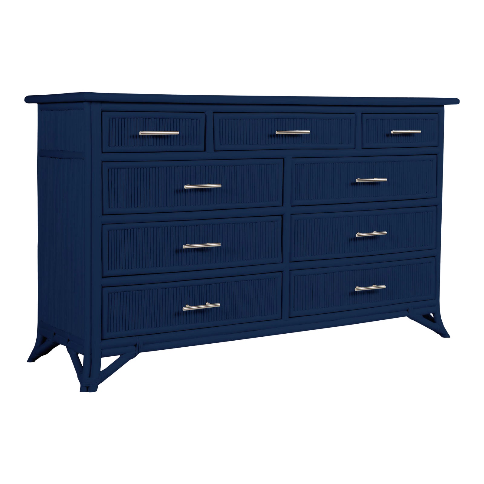 Aruba Nine-Drawer Dresser - Navy Blue | Chairish