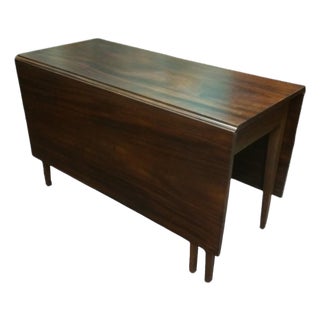 Antique Drop Leaf Table, Dining Table Mahogany For Sale