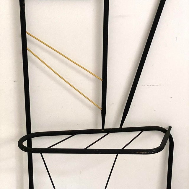 Metal Vintage Coat Rack, 1960s For Sale - Image 7 of 9