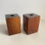 Wood Mid Century Modern 1960s Walnut Candle Holders Handmade a Pair For Sale - Image 7 of 8