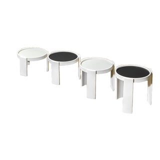 Model 780 Coffee Tables by Gianfranco Frattini for Cassina, 1960s, Set of 4 For Sale
