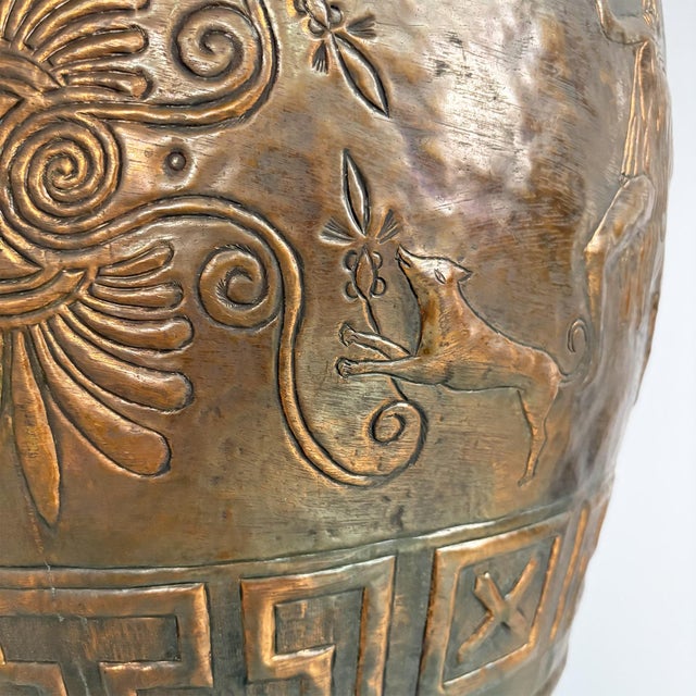 Hellenic Italian Bronze Amphora by Virgilio Bono, 1960s For Sale - Image 14 of 18
