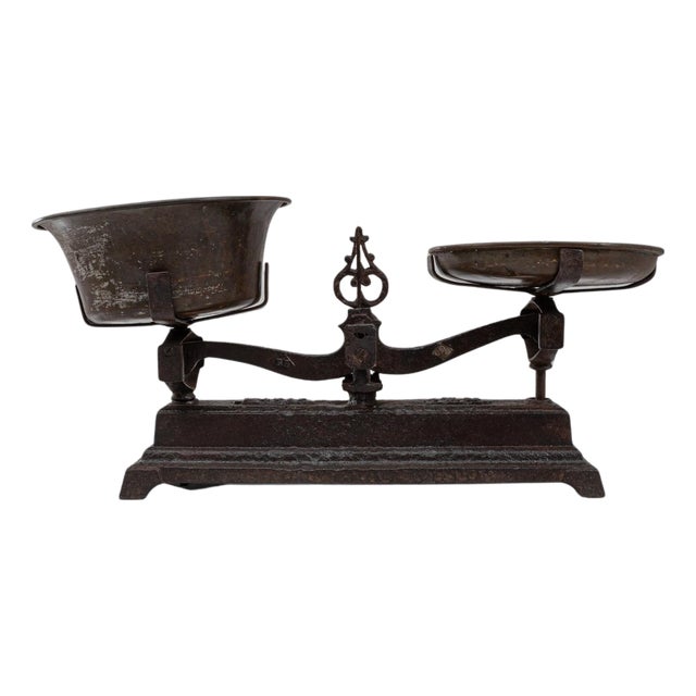 19th Century French Iron Scale For Sale