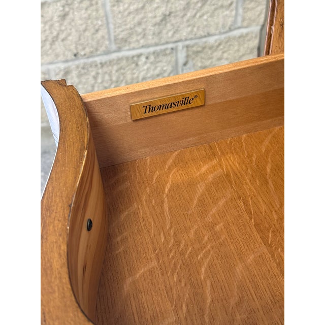Thomasville “Hills of Tuscany” Three Drawer Stone Top Chest / Nightstand For Sale - Image 9 of 12