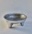 Mexican Vintage Mexican Footed Hammered Pewter Bowl For Sale - Image 3 of 14