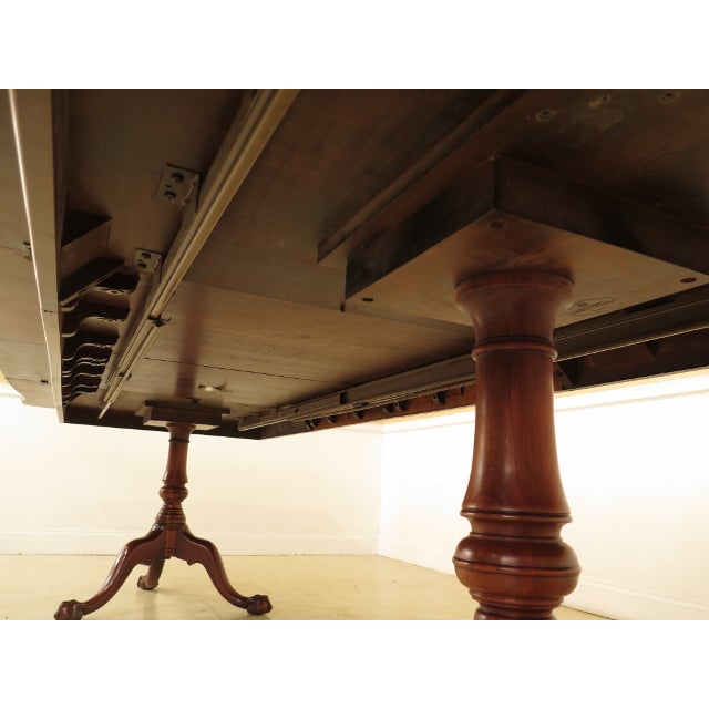 Henkel Harris Dining Room Table - Henkel Harris Model #2205 Cherry Dining Room Table | Chairish / Very good original vintage condition.