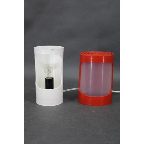 Mid-Century Plastic Table Lamp, Czechoslovakia, 1960s For Sale - Image 6 of 11