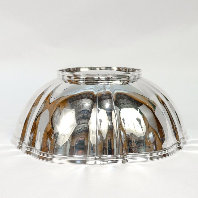 Tiffany & Co. Mid-Century Modern Sterling Silver Shaped Fruit Bowl For Sale - Image 9 of 11