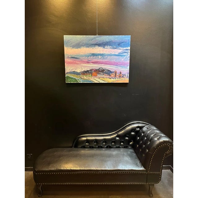 Jean Krillé’s paintings are known for their expressive use of color and dynamic, abstract forms, blending realism with...