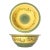 Terre E Provence Yellow & Green Large Earthenware Serving Bowl For Sale