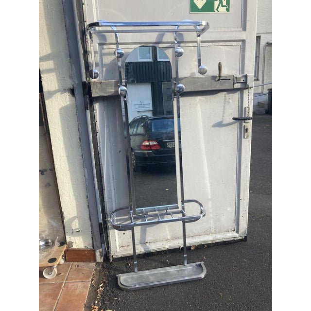 French Art Deco Chrome-Plated Coat Rack, 1930s For Sale - Image 13 of 18