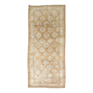 Zabihi Collection Geometric Beshir Turkeman Gallery Size Rug