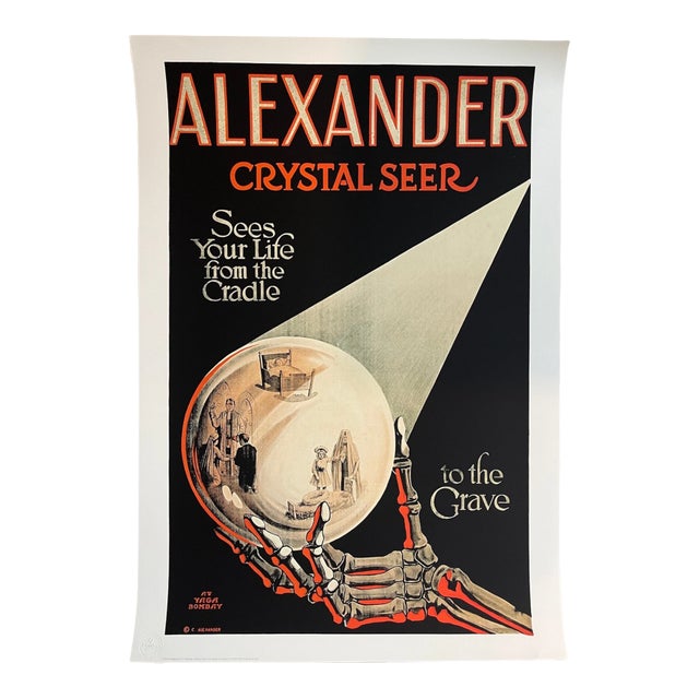 C. Alexander ((1880-1954), Cryatal Seer See Your Life From the Cradle to the Grave, 1915, Copyright Editions Langlaude 2017, Printed in France For Sale