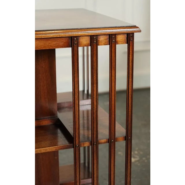 Metal Bevan Funnel Revolving Bookcase For Sale - Image 7 of 18