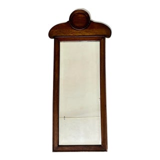 Antique Knoxville Table & Chair Co. Small Tall Mahogany Mirror For Sale