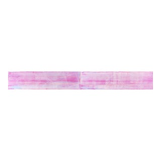 Rebecca Koury "Elemental Landscape" Pink Lavender Large Diptych Contemporary Abstract, Acrylic on Canvas/Panel, Carmel California Art, Back to Basics For Sale
