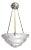 French Art Deco Pendant Chandelier For Sale