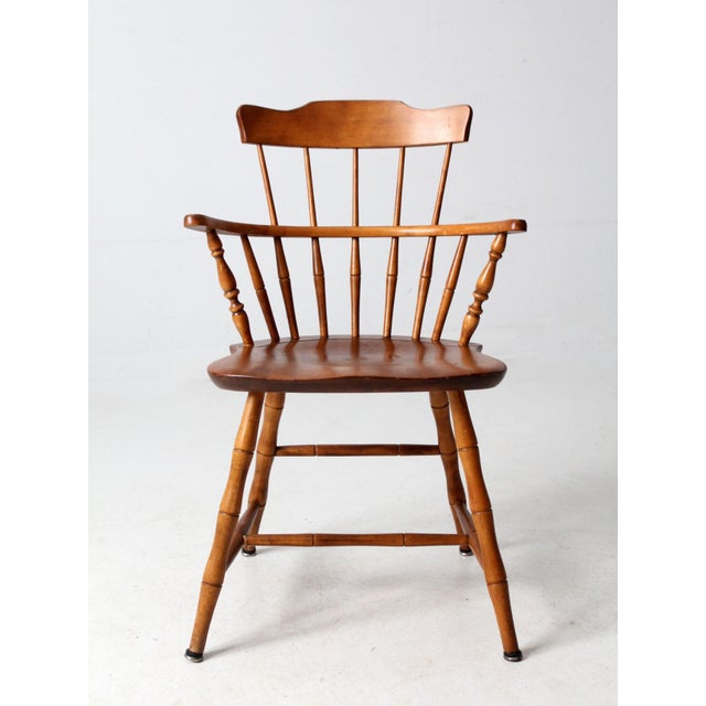 Mid Century Nichols & Stone Windsor Chair For Sale - Image 4 of 12