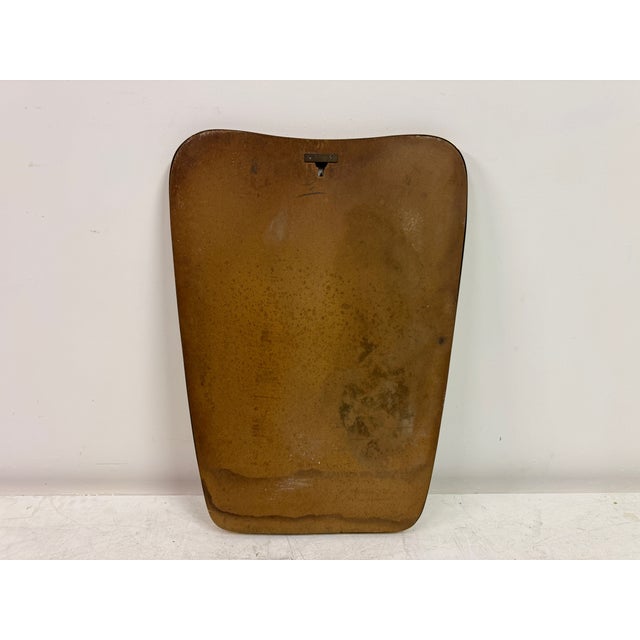 Italian Brass Wall Mirror, 1950s For Sale - Image 11 of 12