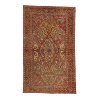 Mid 20th Century Vintage Turkish Sivas Rug - 04'04 X 07'07 For Sale