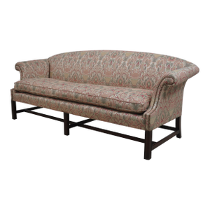 Kittinger Colonial Williamsburg Cw-118 Newly Upholstered Roll Arm Sofa
