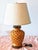 Vintage Late 20th Century Woven Wicker Lamp For Sale - Image 4 of 4