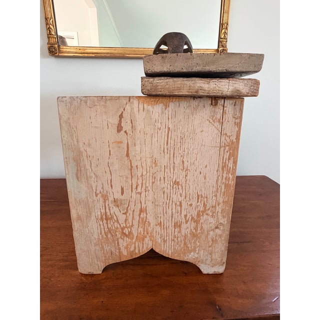Folk Art Equestrian Decor Boot Shine Box/Stool For Sale - Image 12 of 12