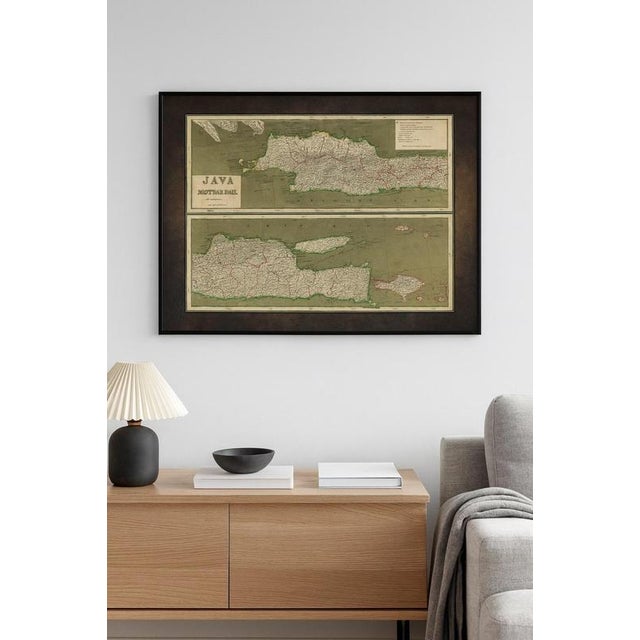 Map of Java, Madura and Bali, 1884 For Sale - Image 3 of 12