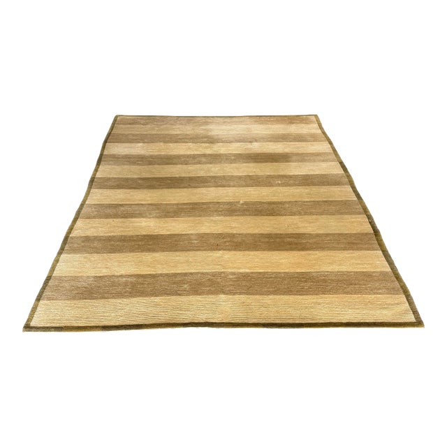 10ft × 13ft 11in Tufenkian Tibetan Shakti Collection Wool Area Rug For Sale