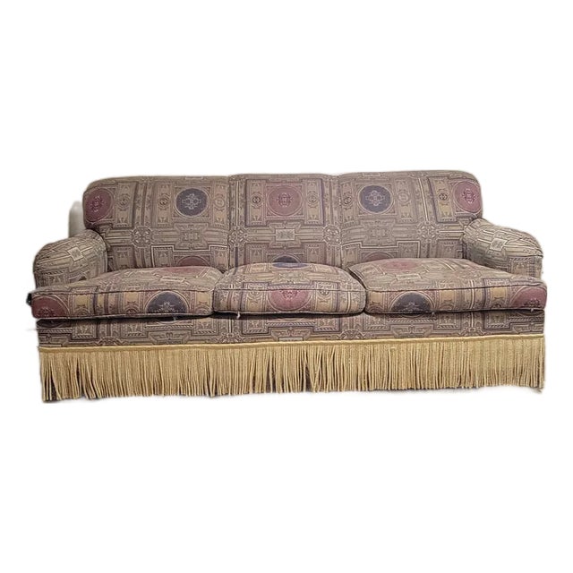 Avery Boardman Custom Queen Sleeper Sofa, 1990s American Modern For Sale