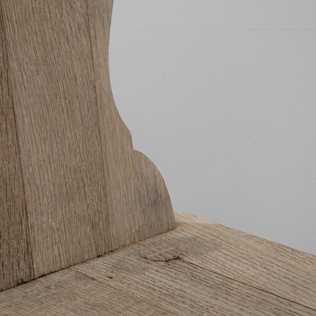 20th Century French Oak Alpine Dining Chairs - Set of 6 For Sale In Greensboro - Image 6 of 18