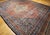 19th Century Oversized Persian Bidjar Rug, Hand-Knotted Wool, Geometric Herati Pattern, Red & Blue, 13x18 For Sale - Image 10 of 18