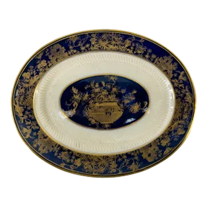 19th Century English Doulton Burslem Chinoiserie Tray for Caldwell of Philadelphia