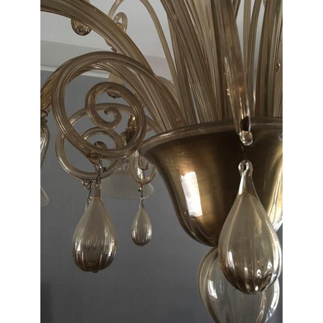 Mid-Century Modern Murano Blown Glass Chandelier, Italy, 1960s For Sale - Image 6 of 18