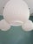 Scandinavian Chandelier in Teak and White Opaline Glass, 1960s For Sale - Image 12 of 18