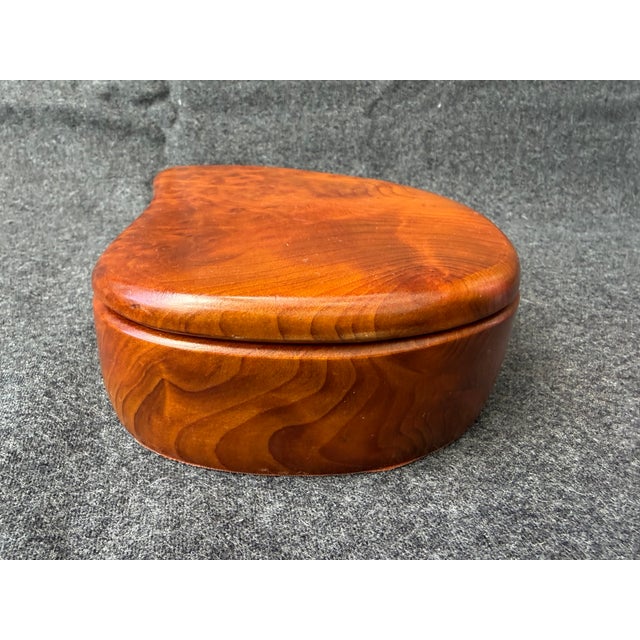 Vintage California Redwood Freeform Box For Sale - Image 11 of 16