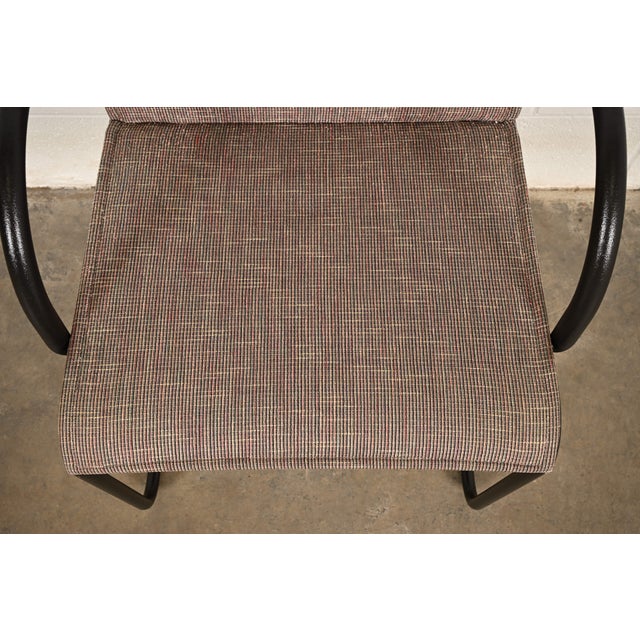 Black Richard Schultz for Knoll Modern Model 1407 Armchairs, Set of Eight For Sale - Image 8 of 13