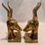 Mid 20th Century 1970s Solid Brass Ibex Gazelle Bookends -a Pair - Styled After Karl Springer For Sale - Image 5 of 9