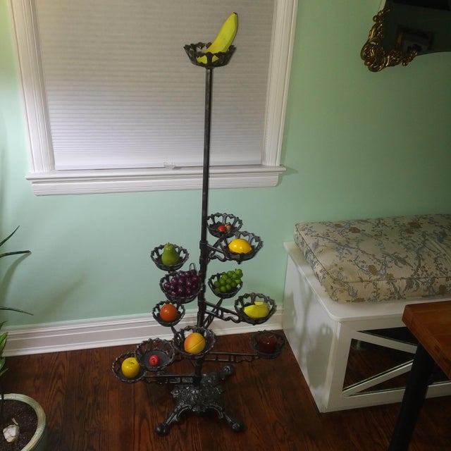 Victorian Era Swing Arm Cast Iron Plant Stand Chairish