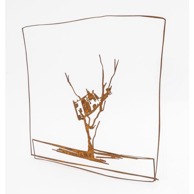 Metal John Kelly "Cow Up a Tree" Steel Sculpture For Sale - Image 7 of 12