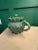 Shabby Chic Vintage Majolica Green Cabbage Ware Tea Pot For Sale - Image 3 of 12