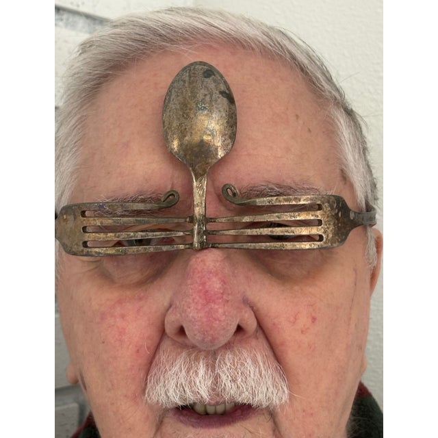 Art Deco Fork Mardi Gras Glasses Mask For Sale - Image 4 of 5